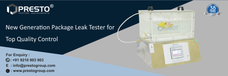 New Generation Package Leak Tester for Top Quality Control